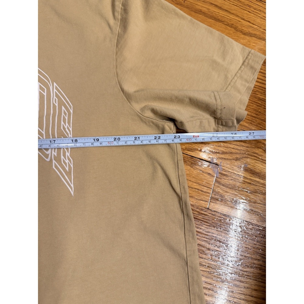 Men's HM Relaxed Fit Beige Graphic T-Shirt‎ size L - Picture 3 of 5